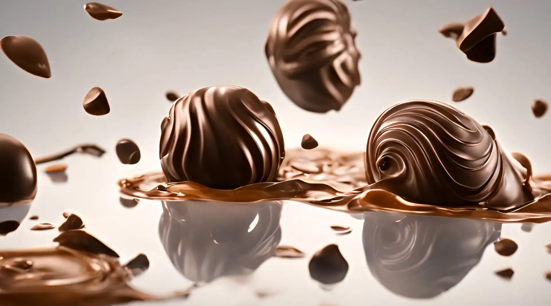 Gourmet Chocolate Cascade Video Backdrop